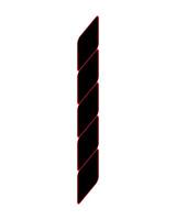 Design number 1 italics. Suitable for t-shirts, gamers, baseball, etc. Sports Style. bmx vector