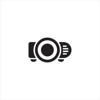 Projector icon set vector