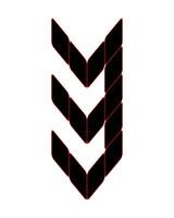 Sporty number 3 monogram . This design is suitable for t-shirts, gamers, sports, etc. vector
