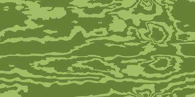 Wooden green pattern. Wood grain seamless wave texture. Dense lines. Abstract background vector