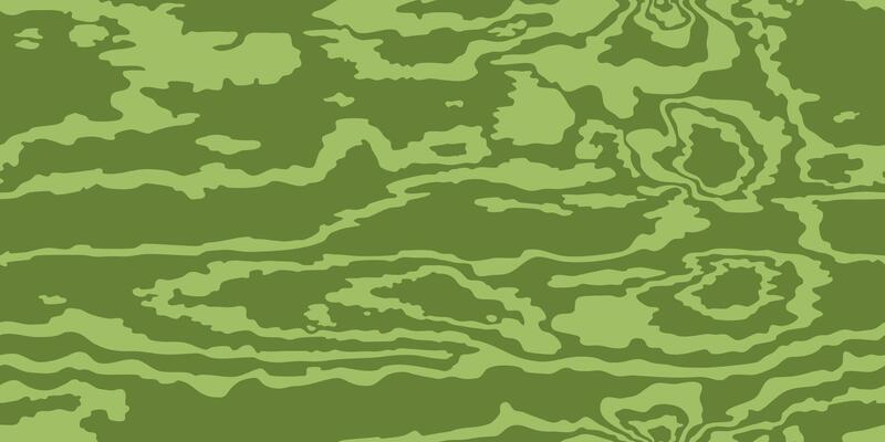 Wooden green pattern. Wood grain seamless wave texture. Dense lines. Abstract background