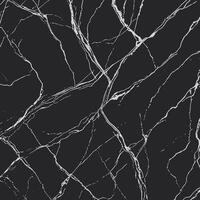 Black marble cracks background. Marbling venetian plaster pattern. Abstract stone texture. Good for ceramic tiles, wallpapers print vector