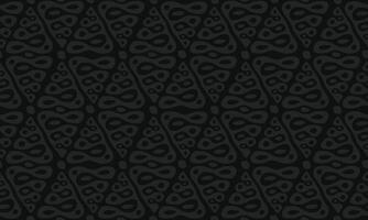 Black ornate wallpaper, textile print. Seamless decorative hand drawn pattern. Endless background with ornamental decorative elements with traditional ethnic motives, tribal geometric figures vector