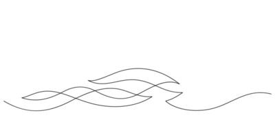 wave pattern abstract line art copy space decorative vector
