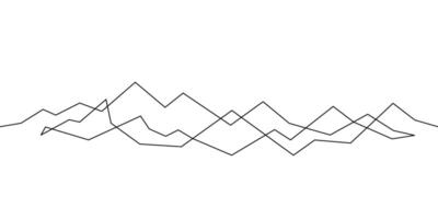 wireframe technology connection low poly one line continuous vector