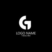 Initial CG abstract logo design vector