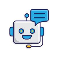 ai icon. AI Personal Assistant. Voice assistant. microphone with bot face. UI, education. isometric design style vector