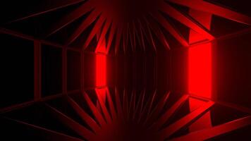 Red and White Circular Stroboscope Background VJ Loop in 4K video