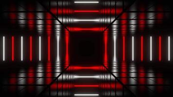 Red and White Lines Move to Center Background VJ Loop in 4K video