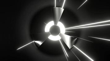 White Bright Ventilation Background VJ Loop in 4K video