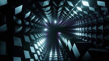 Light Blue and Pink Circular Descent Background VJ Loop in 4K video