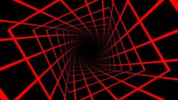 Red Moving Bright Elements Background VJ Loop in 4K video