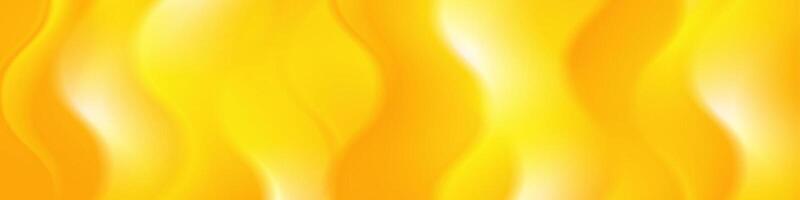 Yellow abstract wave background vector