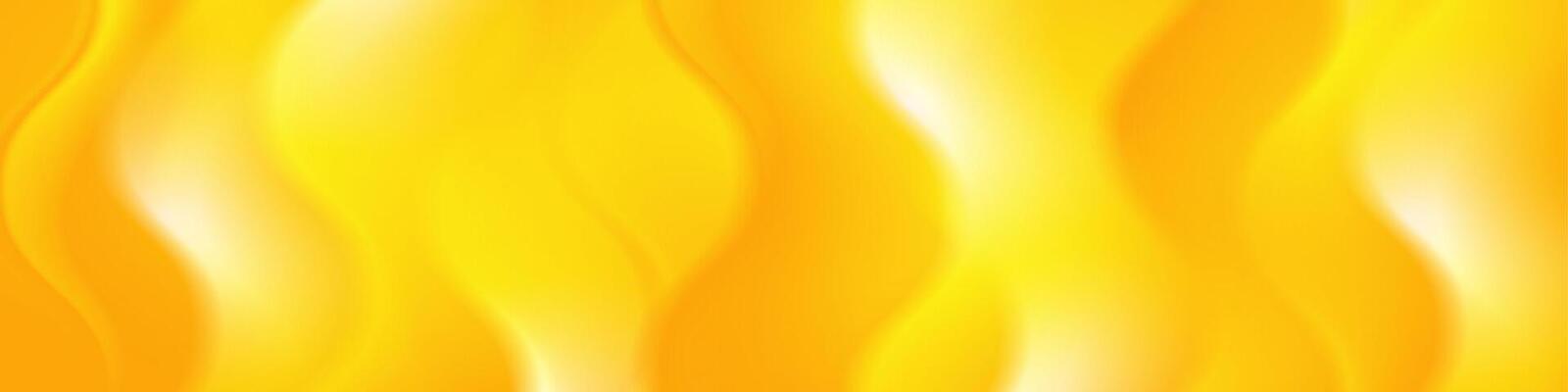 Bright yellow smooth waves abstract elegant background