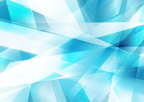 Abstract blue geometric background vector