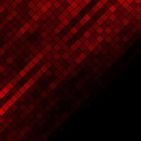 Red mosaic geometric pattern vector