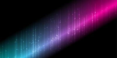 Glowing blue purple circuit board lines abstract futuristic hi-tech background vector