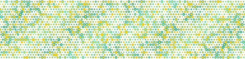 Bright blue and orange halftone dots abstract technology background vector