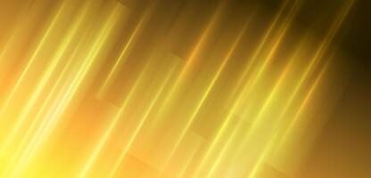 Orange smooth glowing stripes abstract hi-tech background vector