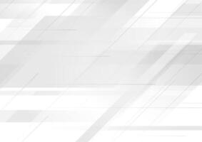 Grey and white geometric abstract background vector