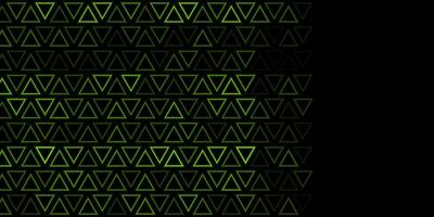Green geometric linear triangles abstract futuristic modern background vector