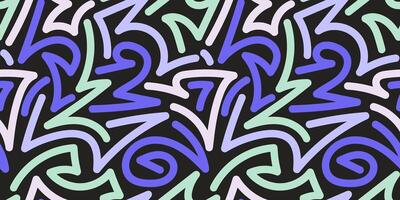 A blue and green abstract pattern with a black background vector