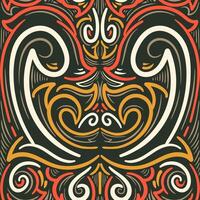 A colorful design with swirls and swirls vector