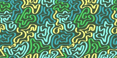 A colorful abstract pattern with a green, yellow and blue color scheme vector