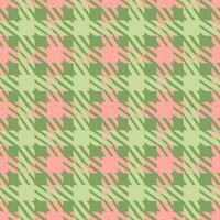A vibrant and modern seamless houndstooth pattern in contrasting shades of pink and green vector