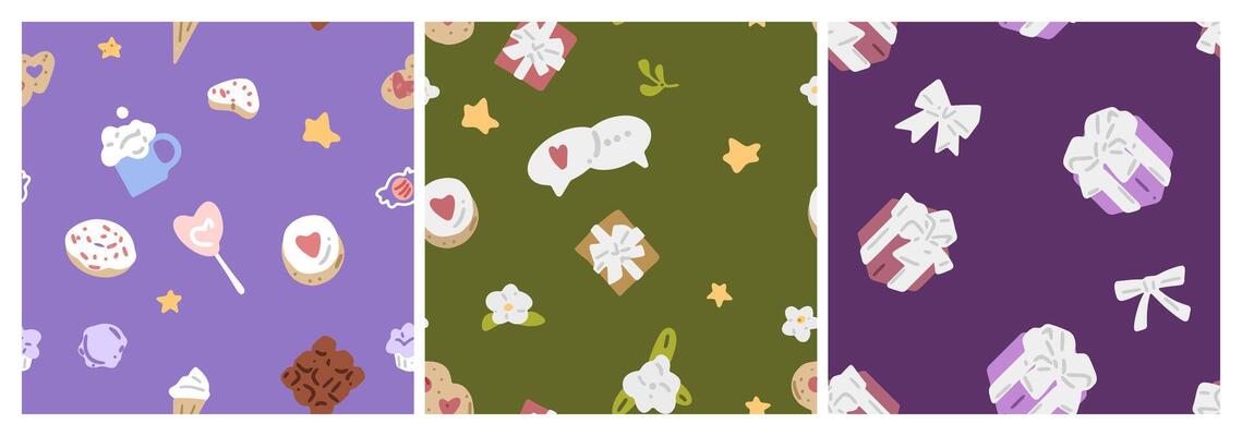 Seamless Valentine Spring Pattern Pack