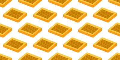 Isometric Honeycomb Tile Pattern vector