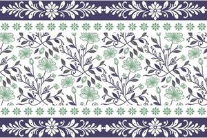 flowing floral composition created in line art style with artistic border elements for kitchen wear, packaging materials, and bedsheets vector