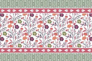 border rich botanical line floral pattern crafted for stylish packaging paper, table top uses, and clothing surface design vector