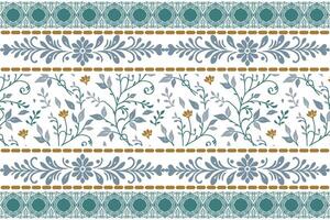 one line floral art paired with botanical border frames for use in gift packaging, printed kitchen wear, and fabric design collections vector