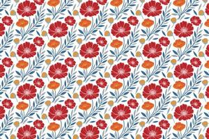simple floral outline in a linear drawing style for product packaging textile applications and decor accents vector