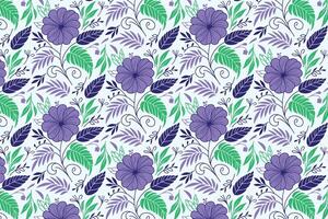 elegant floral sketch pattern with soft composition of rose and leaf outlines for gift wrapping paper, home textile, and modern fashion fabric vector