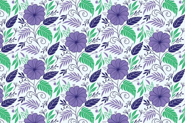 elegant floral sketch pattern with soft composition of rose and leaf outlines for gift wrapping paper, home textile, and modern fashion fabric