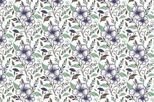 trendy botanical flower line pattern created with minimal sketch strokes for textile design projects pillowcase decor and wrapping packaging use vector