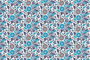 abstract floral drawing made in continuous line art style for stylish wrapping materials bedsheet production and fashion home accessories vector