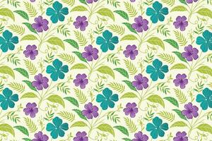 botanical sketch pattern with one line floral repetition of roses and cotton blooms for textile design, table linen, and fashion wear vector