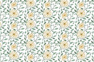 intricate floral outline design in linear form for use in women fashion wear wallpaper prints and fabric accessories vector