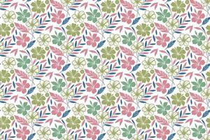 natural floral pattern in linear sketch form used for home textile design wrapping purposes bedsheet decor and contemporary fabric printing vector