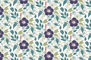 unique one line floral outline design with fine linear petals perfect for digital fabric printing trendy home textile and stylish wrapping papers vector