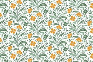 abstract botanical pattern featuring cotton flower outlines and one line design for pillow cover and wallpaper application vector