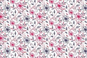 soft petal and floral line sketch design for bedsheet textile fashion printing wrapping paper and contemporary packaging visuals vector
