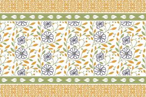 fine line rose pattern with stylized botanical border details for modern fashion textile, fabric wraps, and kitchen accessories vector