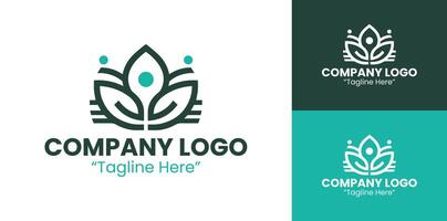 Sophisticated Logo Design for Branding and Identity of Modern Companies and Startups in Teal vector