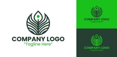Professional and Creative Company Logo Design for Branding and Business Identity in Green vector