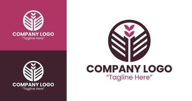 Minimalist Business Logo with Clean Lines for Branding Solutions in Purple vector