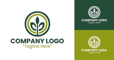 Professional and Stylish Logo Designs for Business Branding and Identity Solutions in Green Color vector